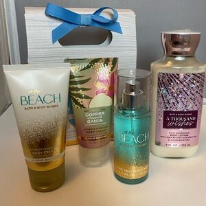 BATH & BODY WORKS At The Beach The World Is Yours Set + A Thousand Wishes